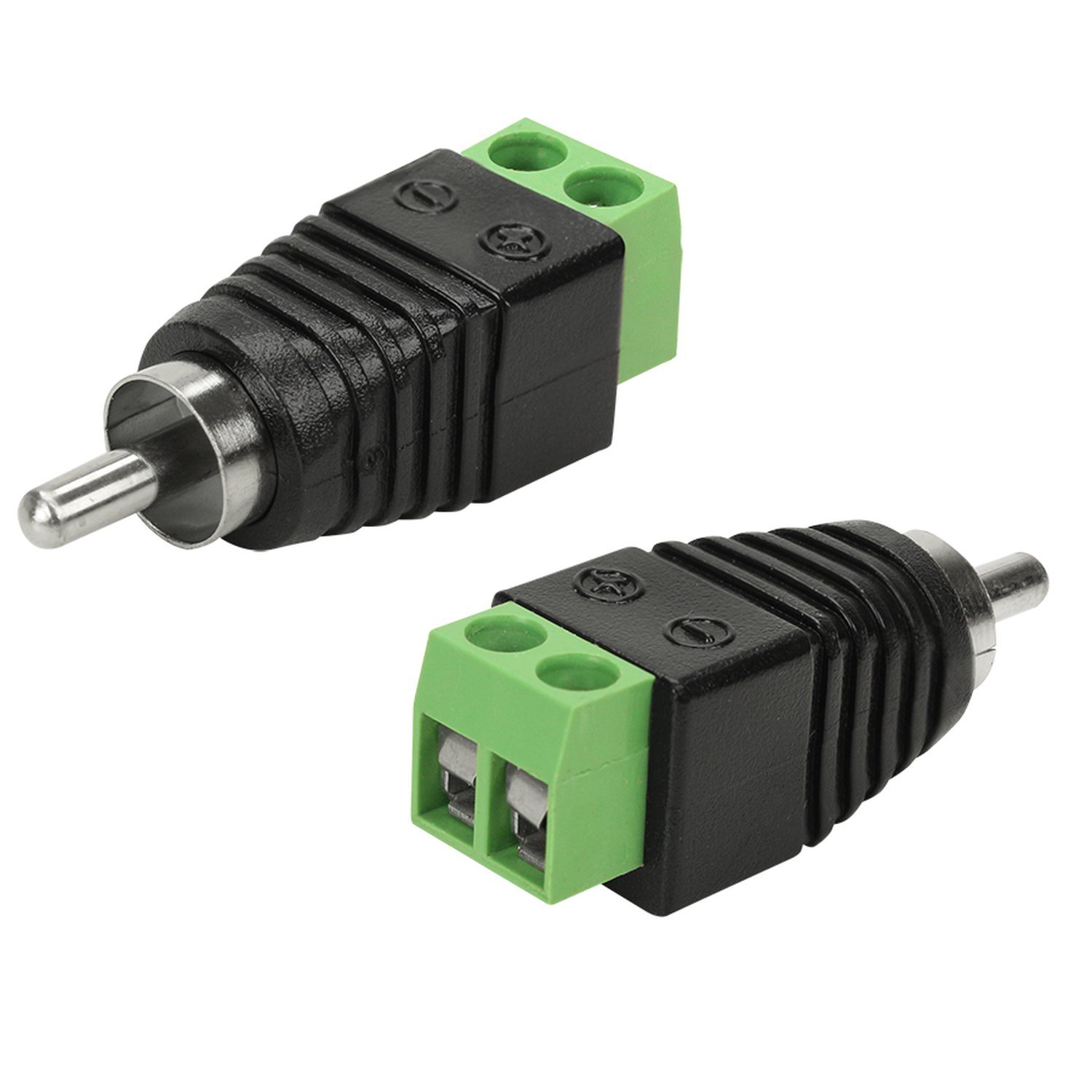 Plug Borne - RCA Macho Com Borne - Parafuso