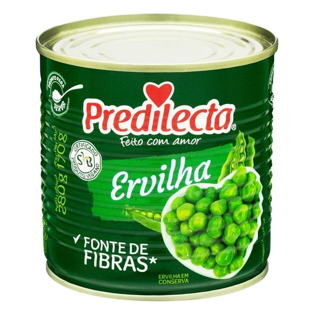 Ervilha Predilecta 170g Embalagem com 24 Unidades