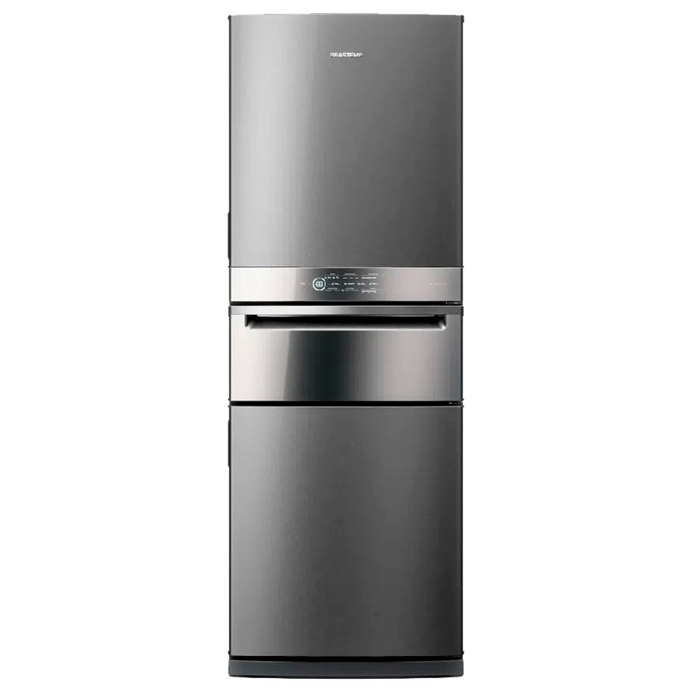 Geladeira/Refrigerador Brastemp 419 Litros BRY59BK | Inverse, 3 Portas, Frost Free, Inox, 110V