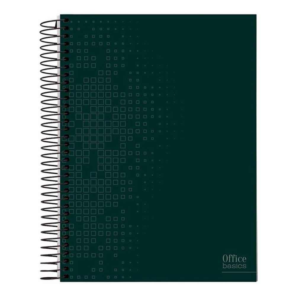 Caderno Universitário Office Basics Capa Dura 15 matérias 240 folhas - Capas Sortidas