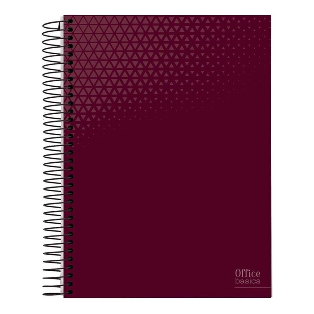 Caderno Universitário Office Basics Capa Dura 15 matérias 240 folhas - Capas Sortidas