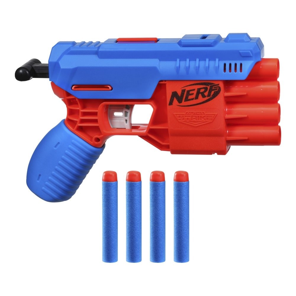 Lança Dardos Nerf Alpha Strike Claw QS 4 F2219
