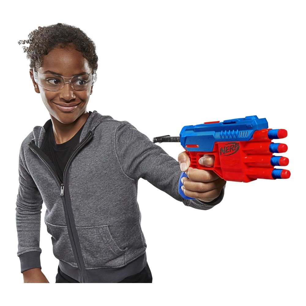 Lança Dardos Nerf Alpha Strike Claw QS 4 F2219