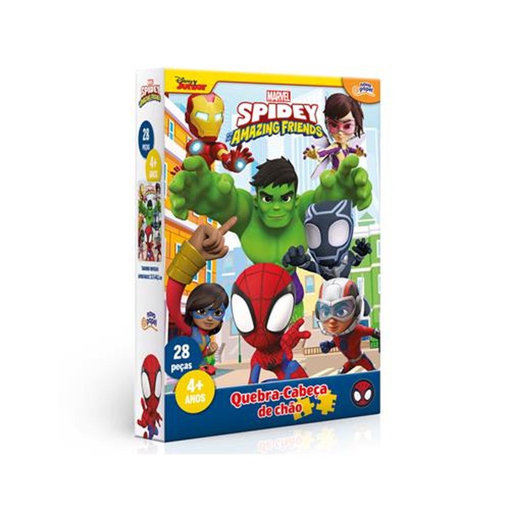 Quebra-Cabeça De Chão 28 PeçasSpidey Vingadores / 8047