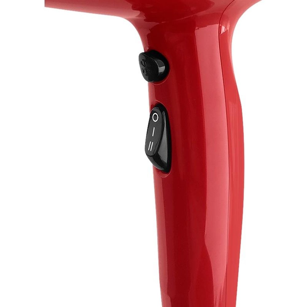 Secador de Cabelo Gama Lichia Ceramic Ion com 2 Velocidades 2 Temperaturas 2100W, Vermelho, 220V