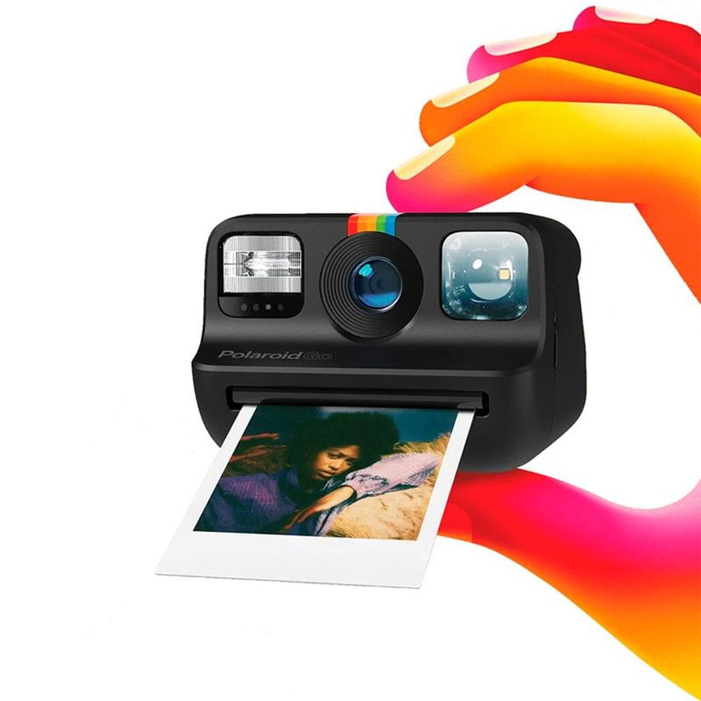 Câmera Fotográfica Go Polaroid Com Impressão Instantânea - Preta