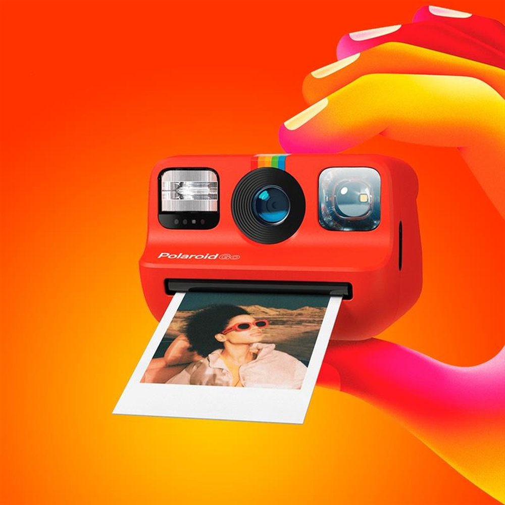 Câmera Fotográfica Go Polaroid Com Impressão Instantânea - Vermelha