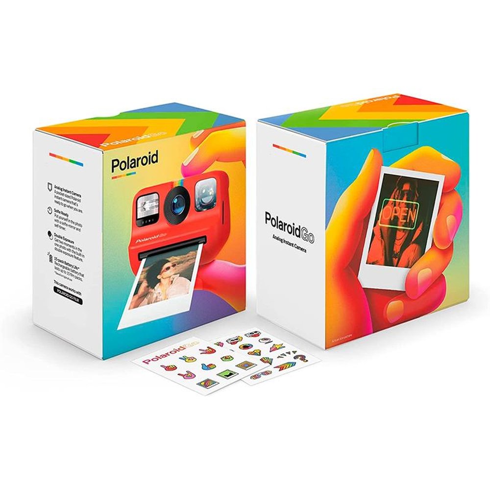 Câmera Fotográfica Go Polaroid Com Impressão Instantânea - Vermelha