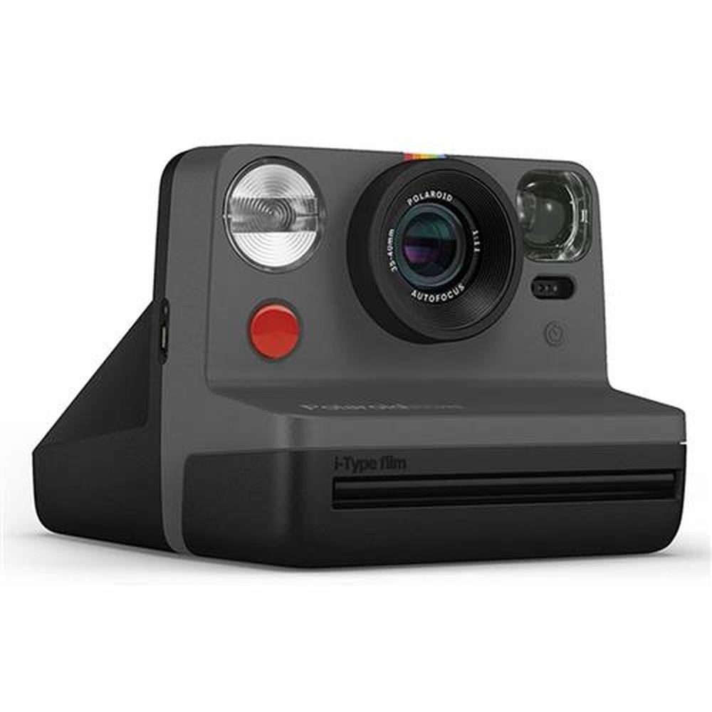 Câmera Polaroid Now Autofocus I-Type Com Impressão Instantânea - Preta