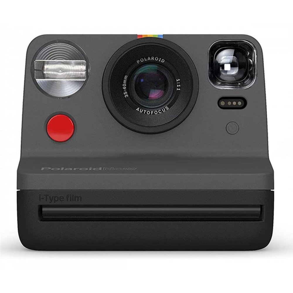 Câmera Polaroid Now Autofocus I-Type Com Impressão Instantânea - Preta