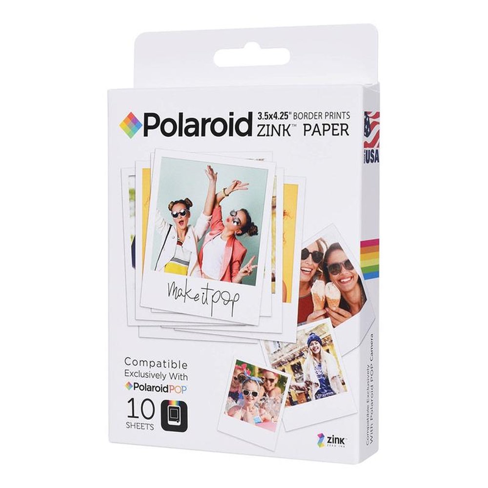 Papel De Impressão Para Câmera Digital Polaroid Pop - 10 Poses