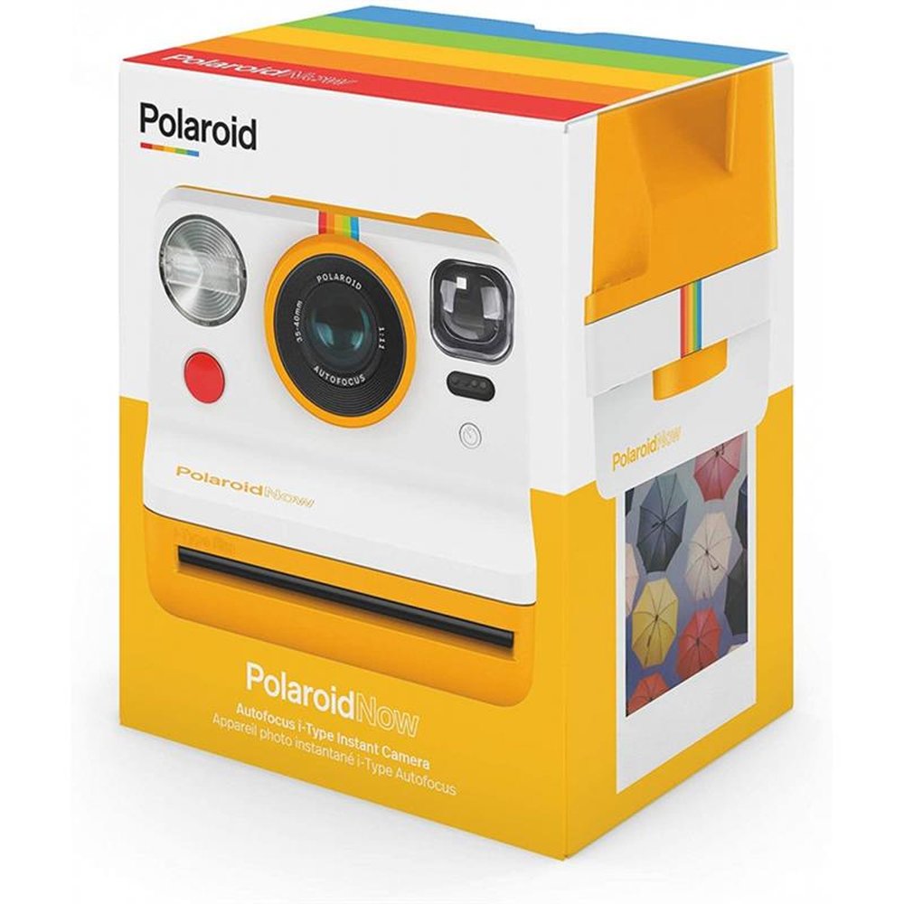 Câmera Polaroid Now Autofocus I-Type Com Impressão Instantânea - Amarela