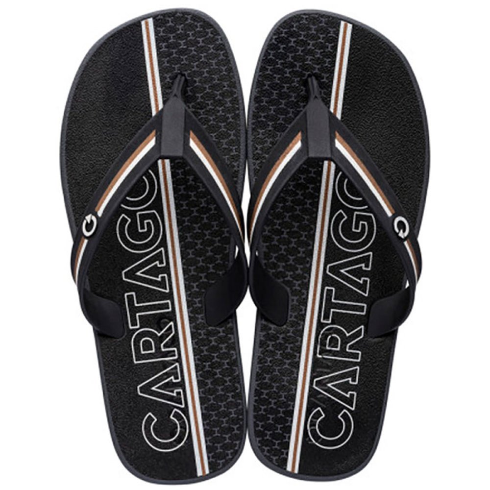 Chinelo Cartago Detroit 11918 (37-44) 02258 - Grafite Preto AA088