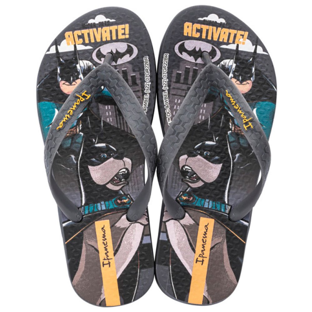 Chinelo Ipanema Super Pets 27027 (23-32) 04299 - Grafite Preto AJ819
