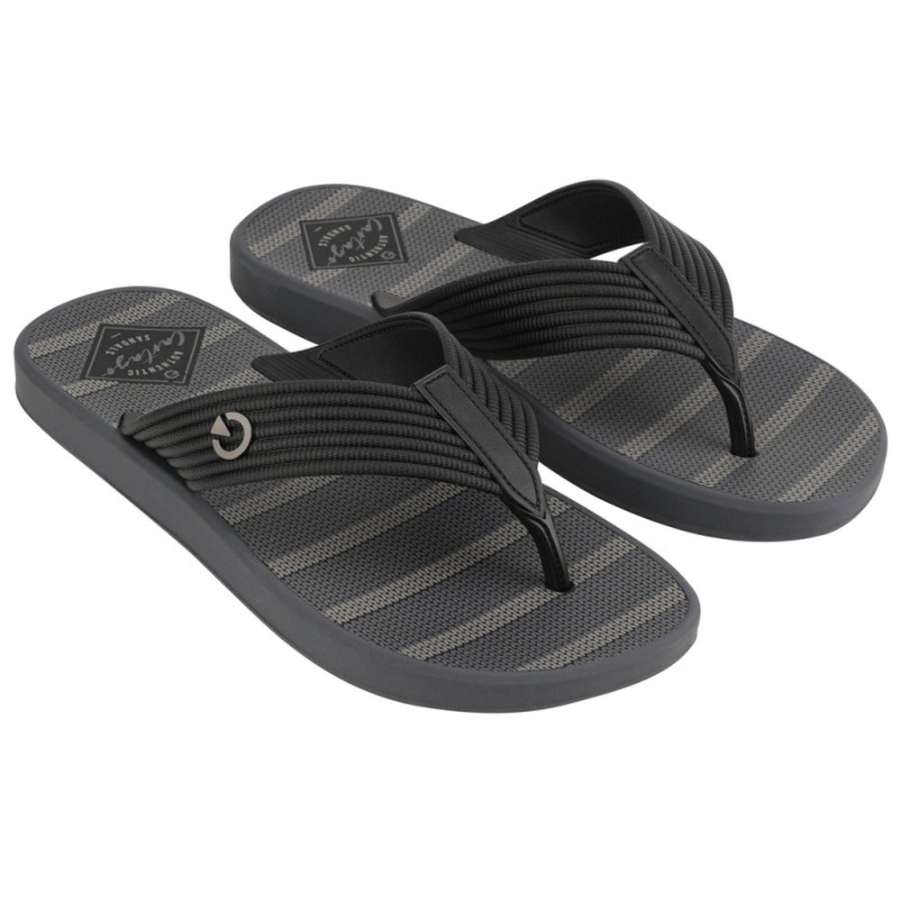 Chinelo Cartago Montreal 11729 (37-44) 02258 - Cinza Preto AG046