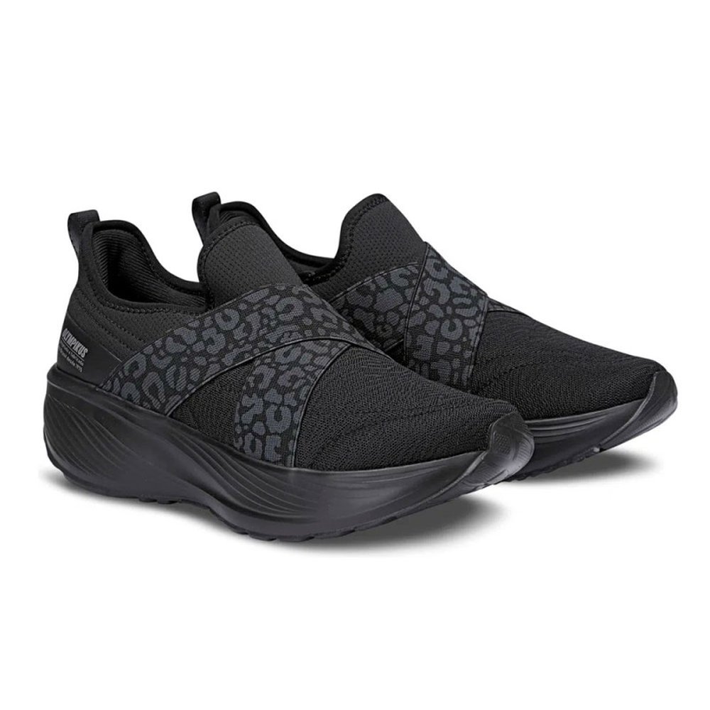 Tênis Olympikus Flora 158 (34-39) Caixa com 6 Pares - Preto Chumbo