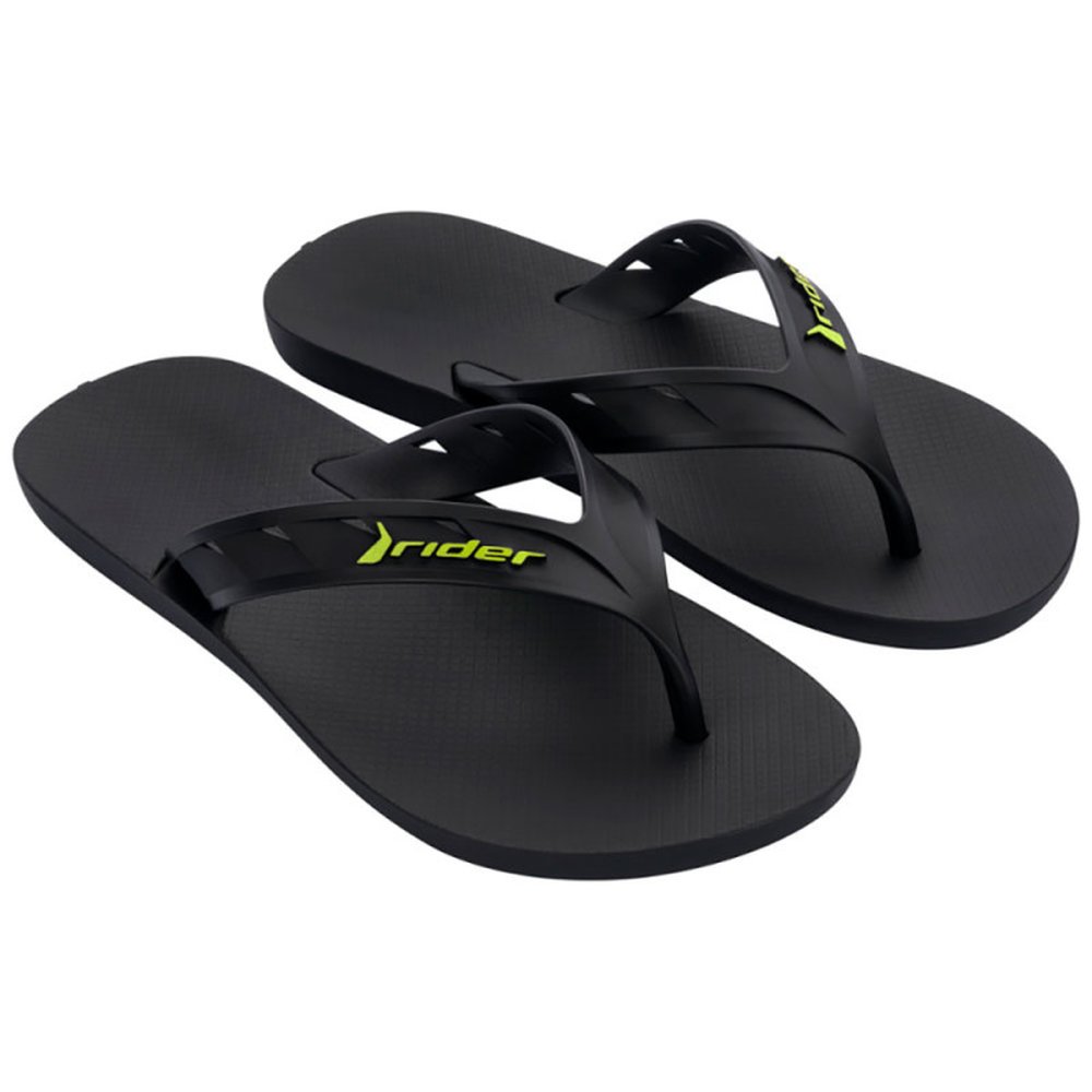 Chinelo Rider Street 11573 (37-44) 02055 - Preto Preto Verde AE960