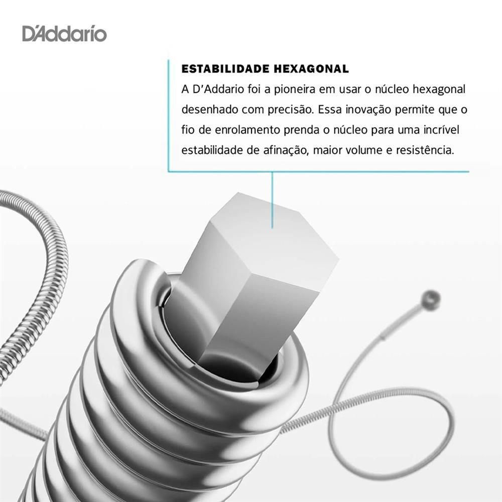 Encordoamento para Violão em Aço .010 Bronze DAddario