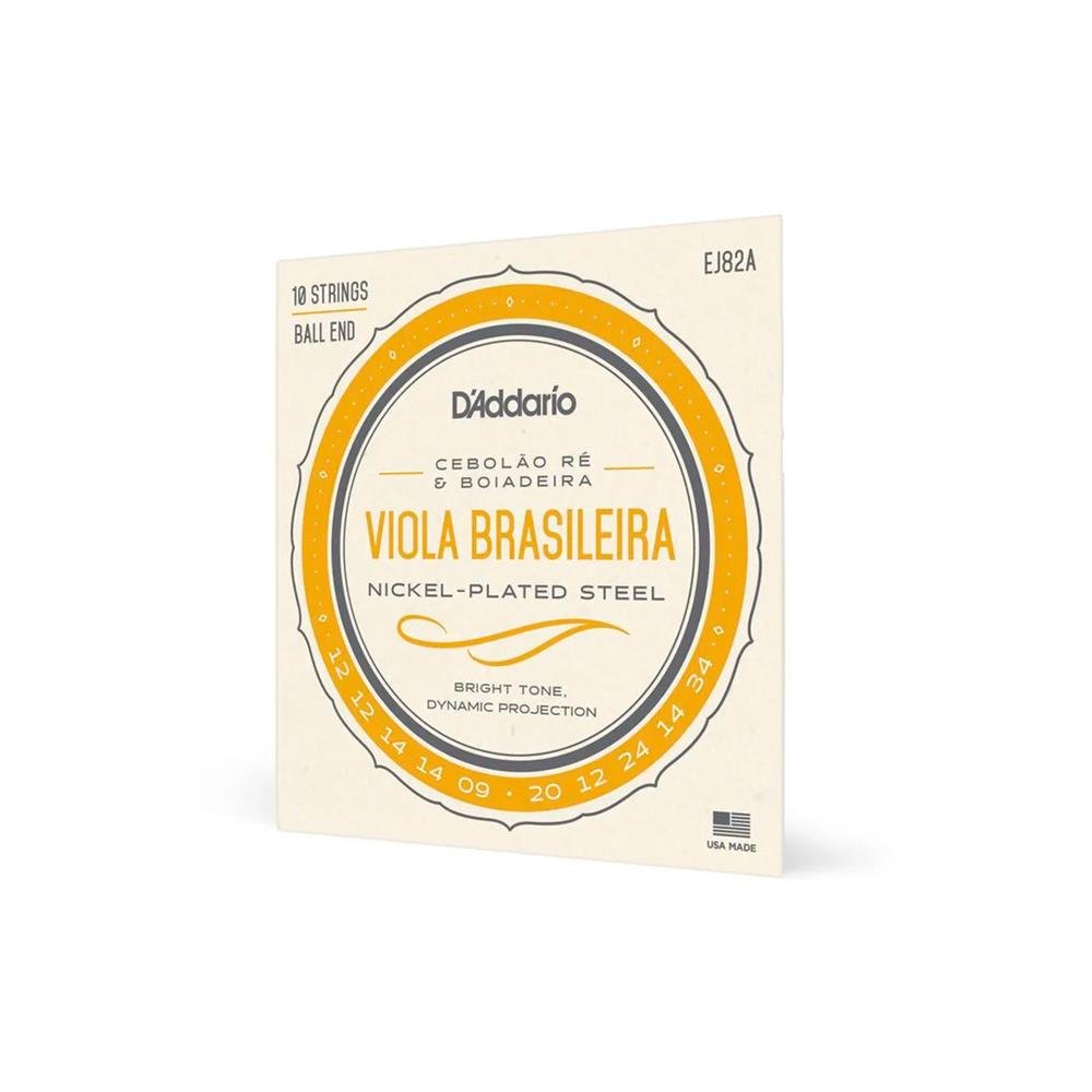 Cordas Para Viola Brasileira Ré D Addario Ej82