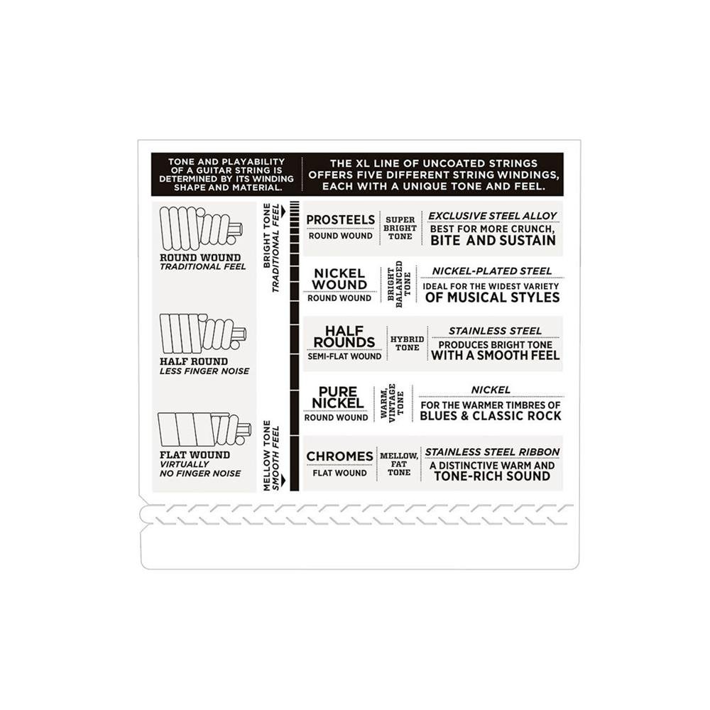 Cordas Para Baixo D Addario Xl Nickel Wound Exl170-5 5 Cordas Escala Longa .045-.130