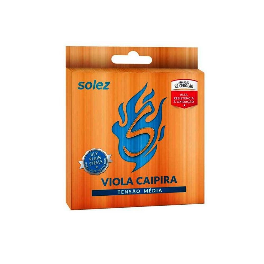 Jogo De Cordas P/Viola Niquel Tensão Media Solez Slvc Tm