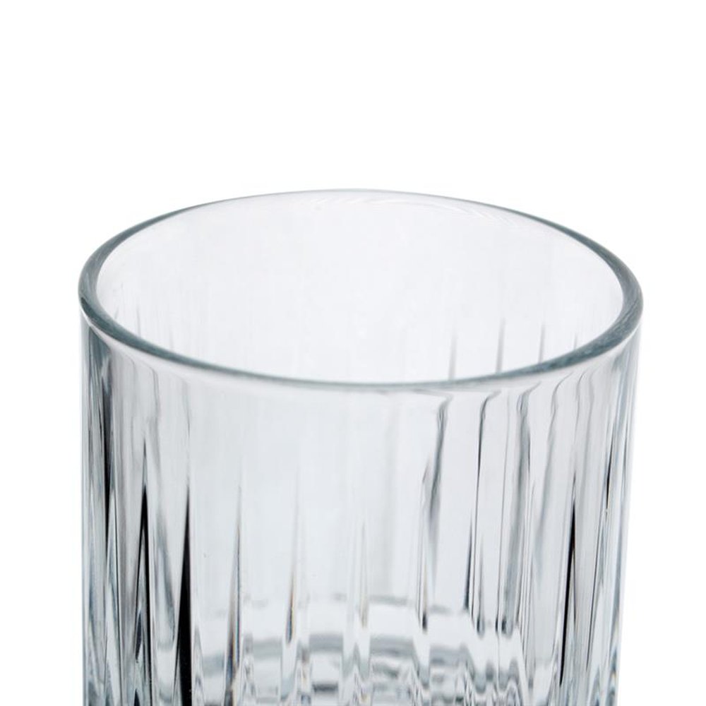 Jogo De 4 Copos Baixos Elysia Em Vidro 355Ml A10Cm