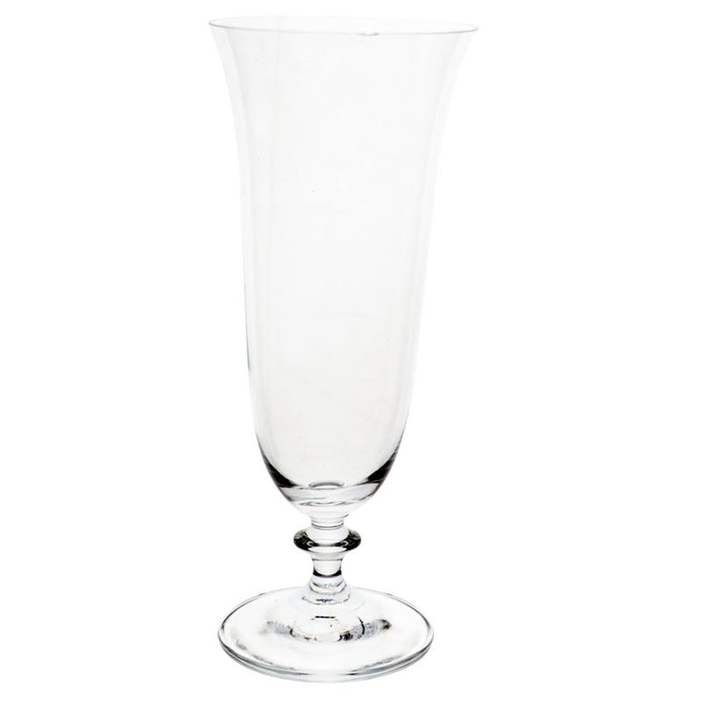 Jogo De 6 Tacas Para Cerveja Angela Em Cristal Ecologico 360Ml A20Cm