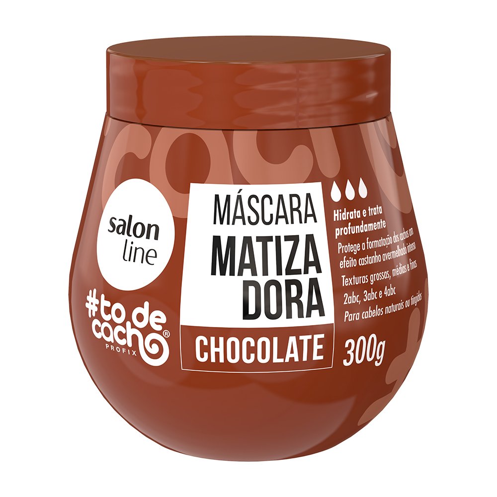 Mascara Salon Line To de Cacho Matizadora Chocolate 300g