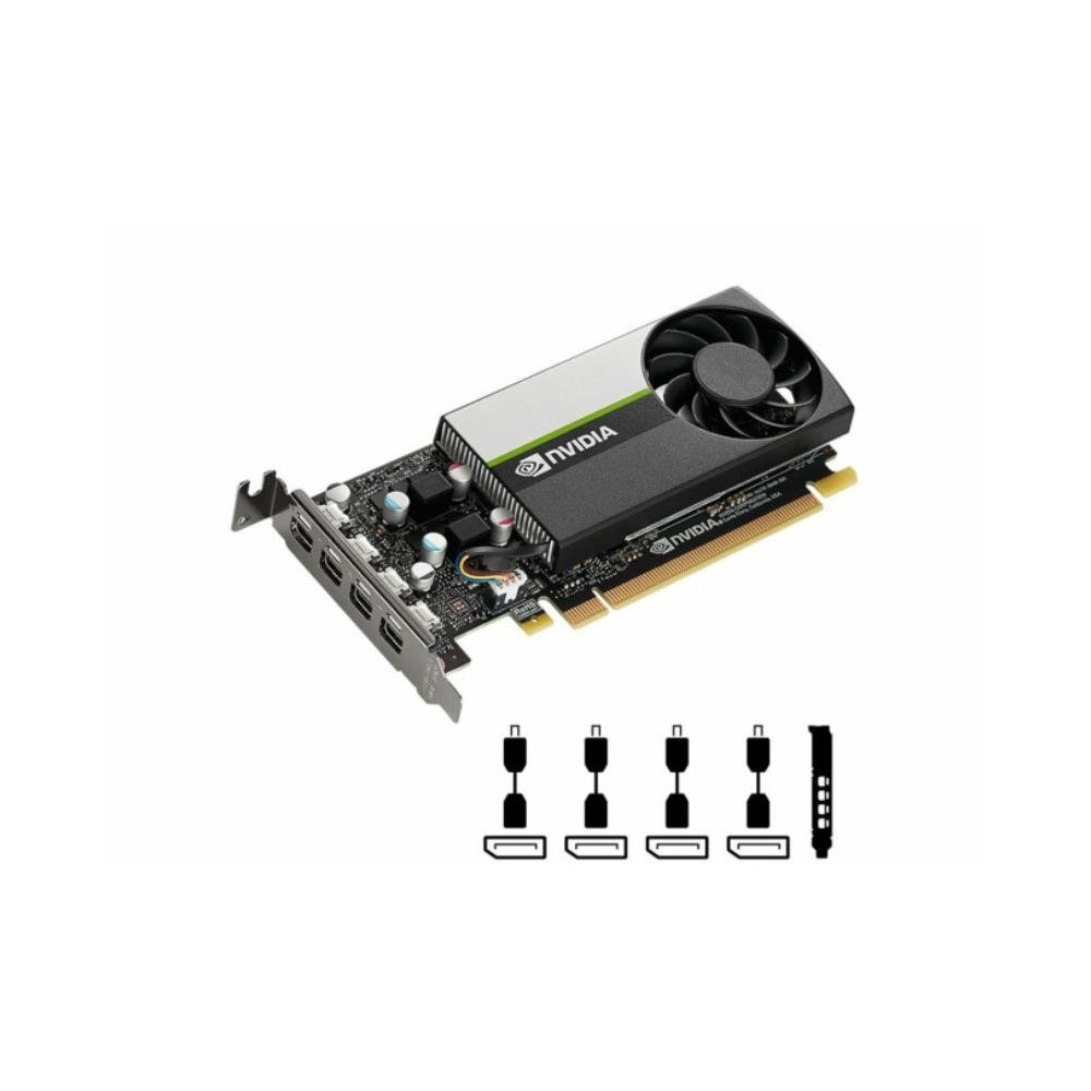 Placa de Vídeo Nvidia Quadro T1000, 8GB GDDR6, PCI Express 3.0, VCNT10008GB-PB