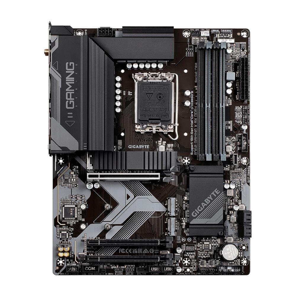 Placa Mãe Gigabyte B760 Gaming X AX DDR4, WiFi, Chipset B760, Intel LGA 1700, ATX
