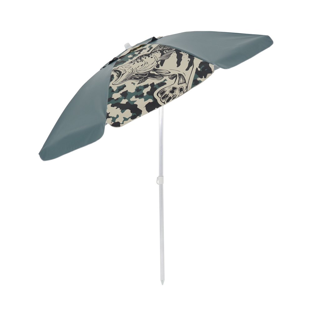 Guarda-sol Araguaia Articulado em Bagum e Haste de Alumínio 2,00m Tucunaré Verde Bel