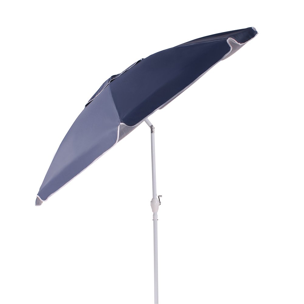 Ombrellone Maresias 2,20m em Bagum e Aluminio Azul Marinho Bel