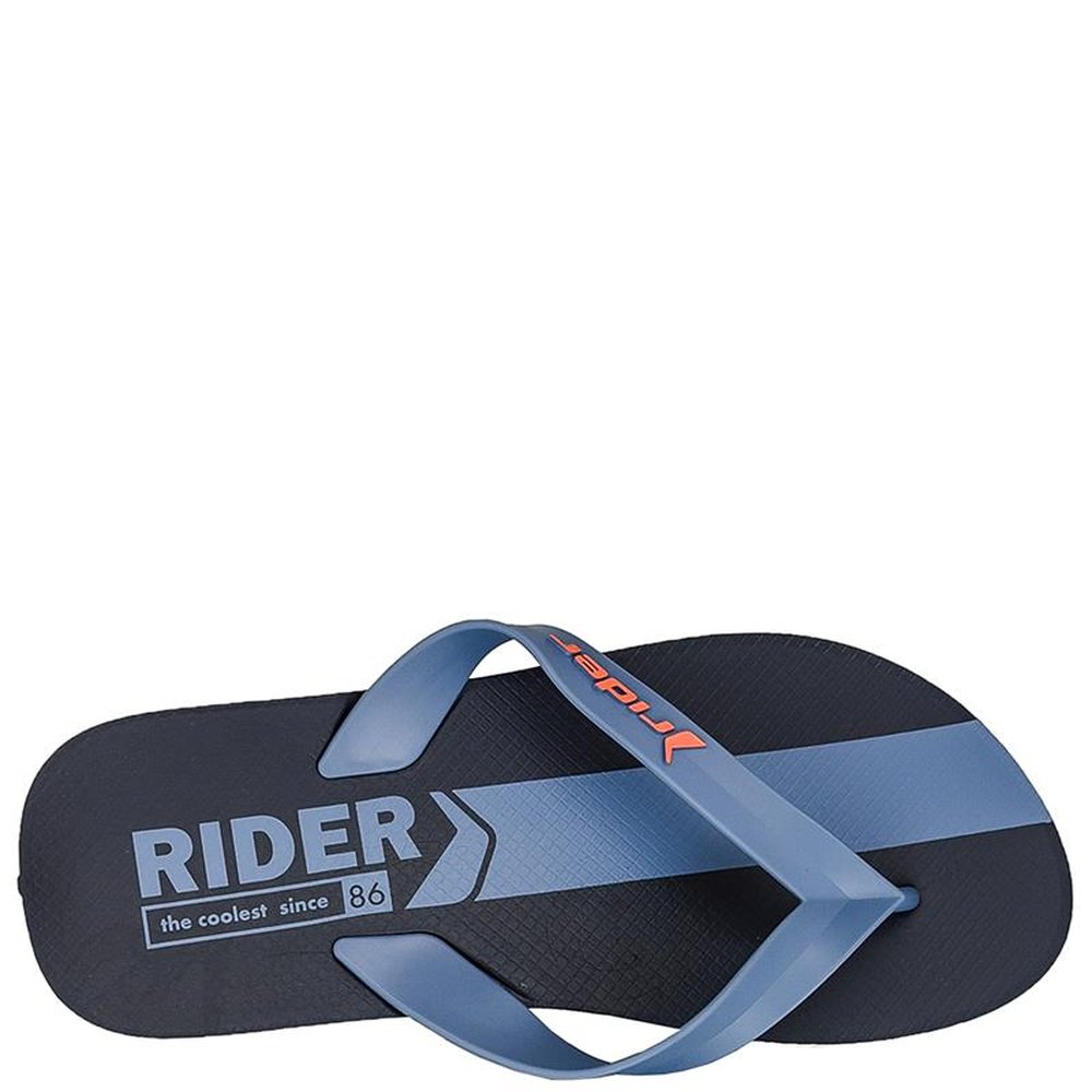 Chinelo Masculino Feel Urban Rider Azul - Laranja - Grade com 12 pares