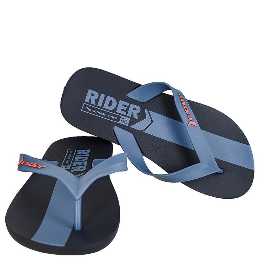 Chinelo Masculino Feel Urban Rider Azul - Laranja - Grade com 12 pares