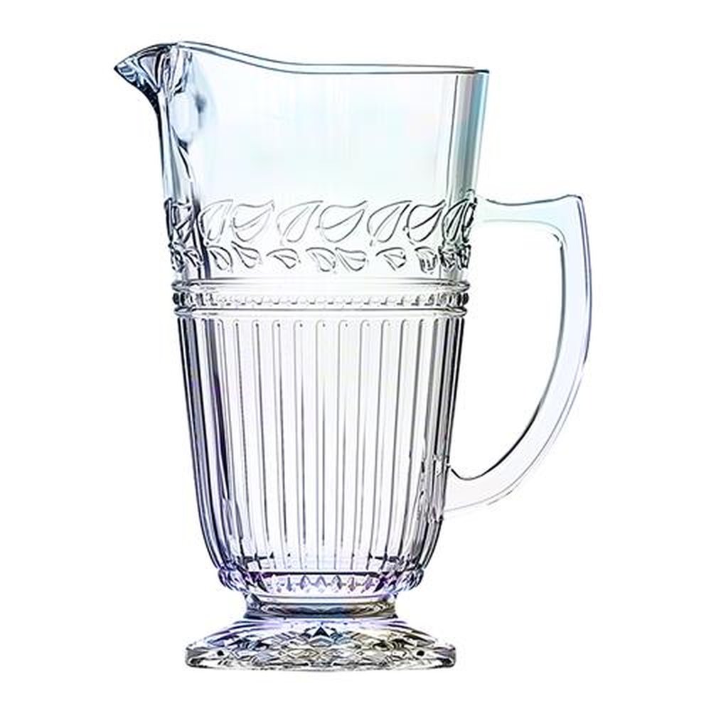 Jarra Republic Em Vidro Com Pe 1,2L Cor Furta-Cor