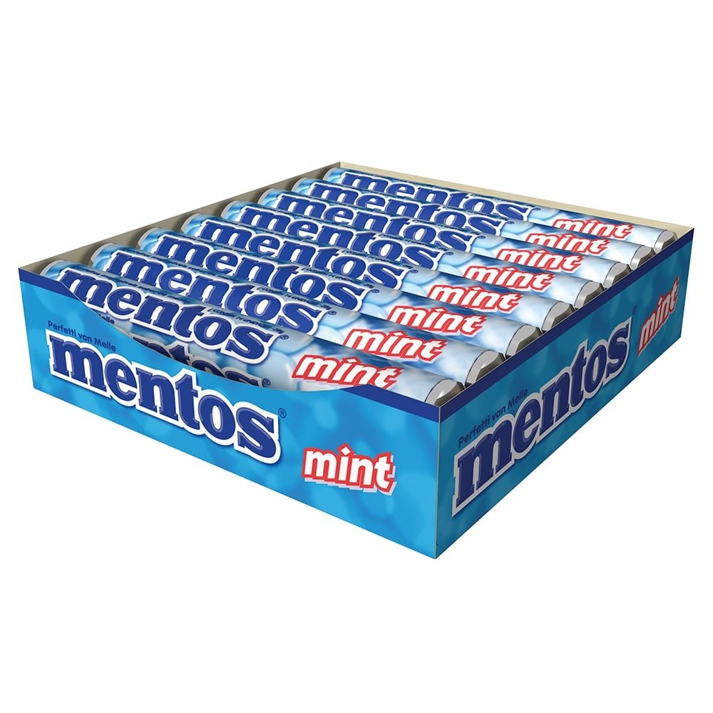 Drops Mentos de Menta Embalagem com 16 Unidades