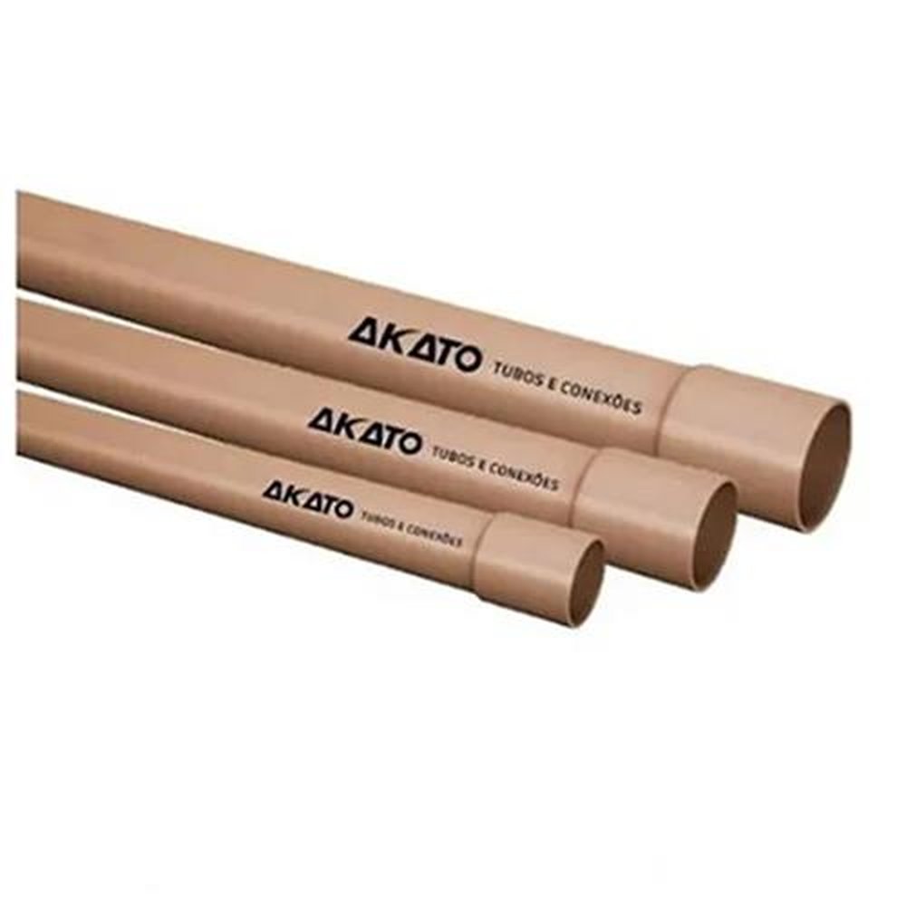 Tubo Akato Soldavel Marrom 60MM 6MTS