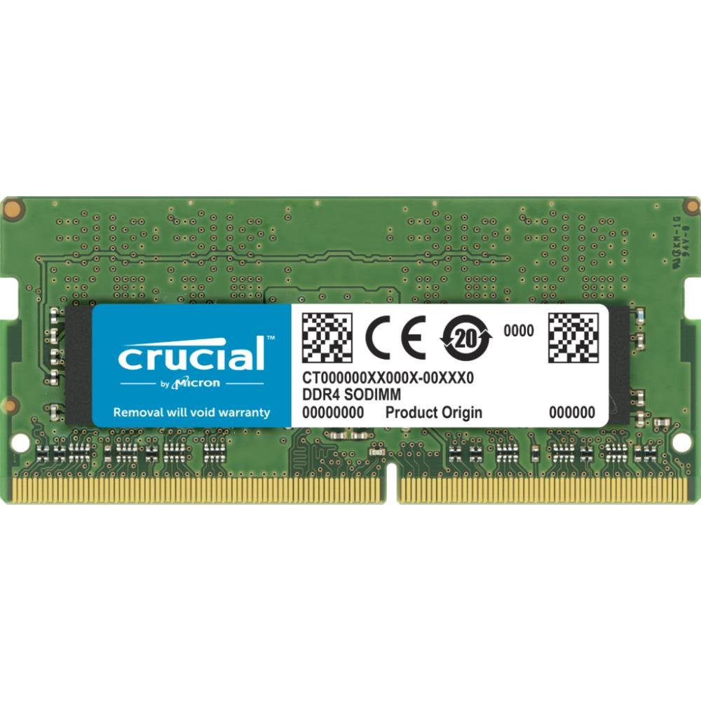 Memória RAM para Notebook Crucial, 32GB, 3200MHz, DDR4, CL22, Verde - CT32G4SFD832A