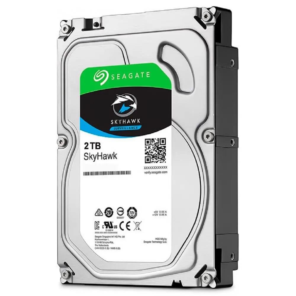 HD Segurança Seagate 2TB SkyHawk Surveillance SATA 6GBps 256MB 3.5" - ST2000VX017