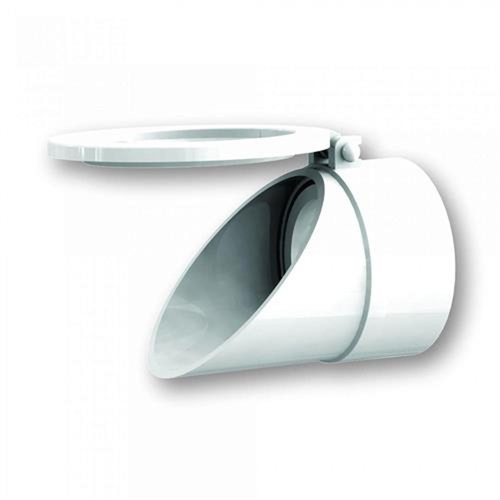Valvula De Retenção Esgoto Horizontal Bico De Pato Branco 100mm