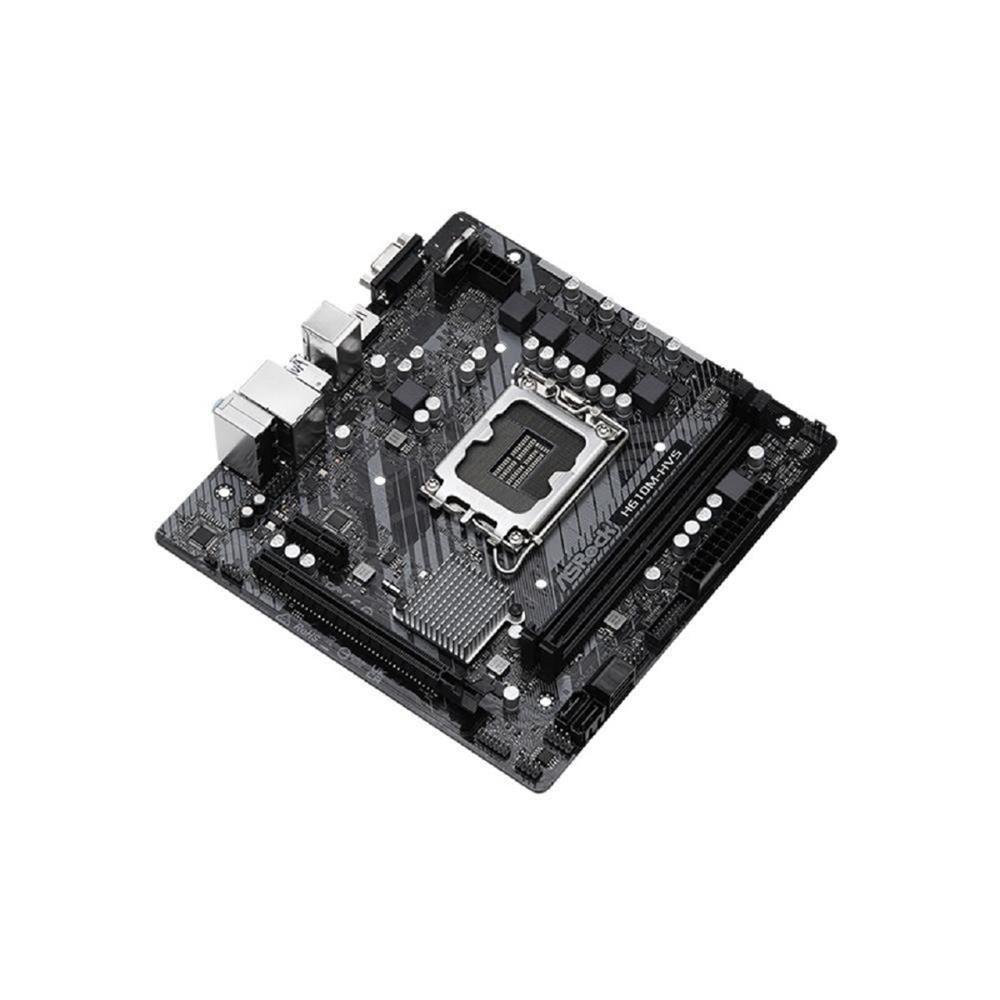 Placa mãe ASRock, DDR4, Chipset H610, Socket Intel LGA 1700, mATX, H610M-HVS/M.2 R2.0