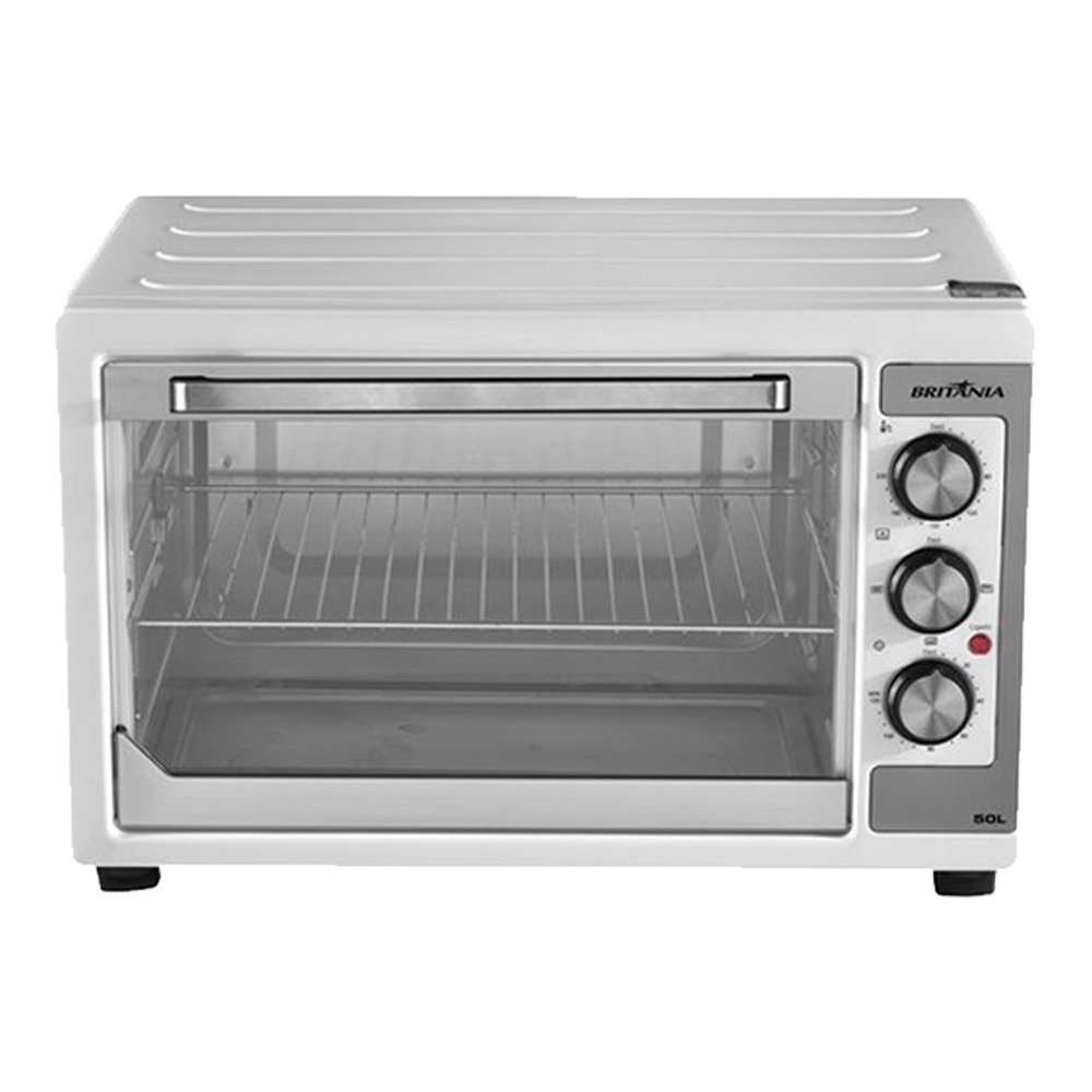 Forno Elétrico de Bancada Britânia 50 Litros BFE50B | 1800W, Branco, 110V