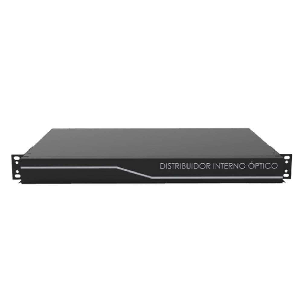 Distribuidor Interno Óptico 1U 24 Fibras Padrão 19
