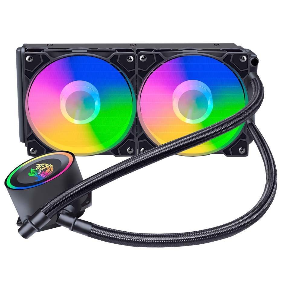 Water Cooler Wac1 K-mex 240mm - Led Multicolor - Preto Wac1f12qapdbb0x