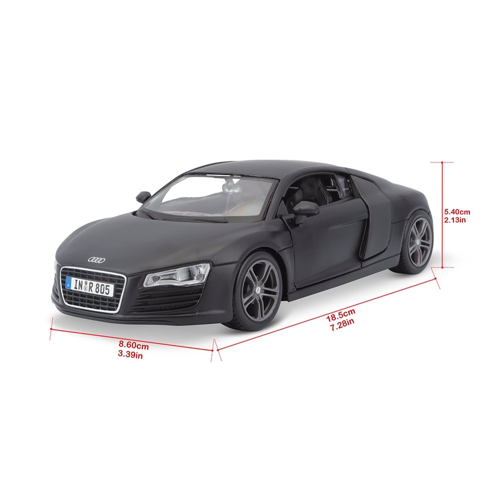 Audi R8 Special Edition Escala 1:24 Referência: 31281 Vermelho - Maísto