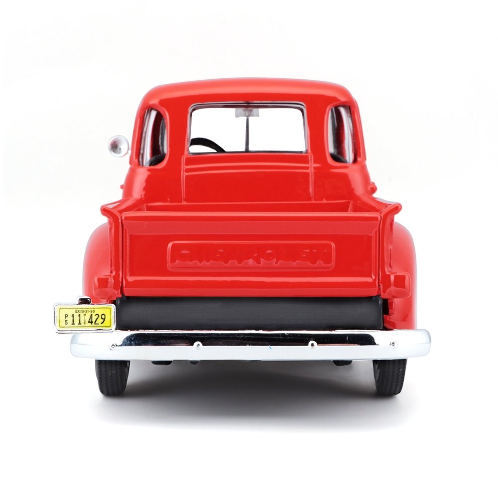 Carrinho Maisto 1:25 SE 1950 Chevrolet 3100 Pickup Laranja