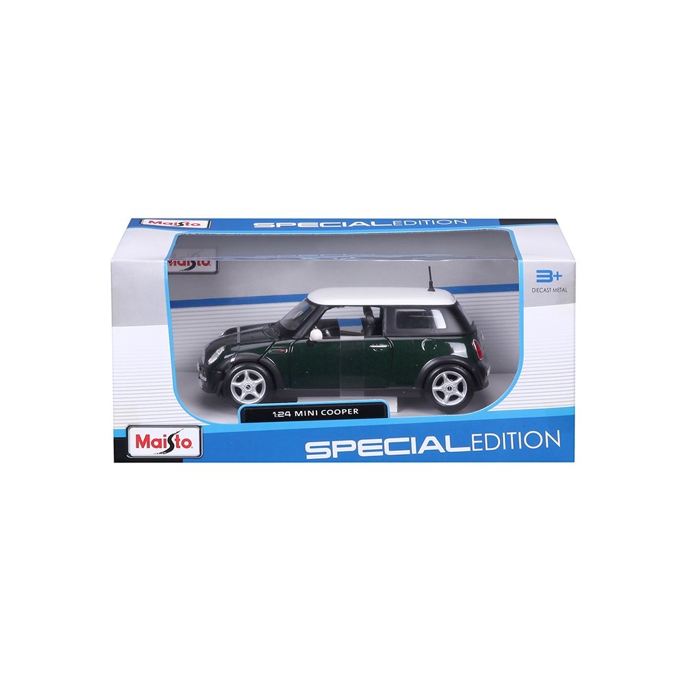 Carrinho Maisto 1:24 SE Mini Cooper Verde