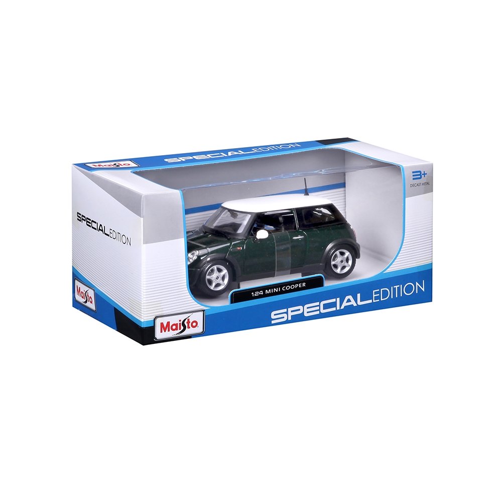 Carrinho Maisto 1:24 SE Mini Cooper Verde
