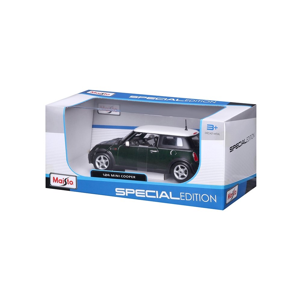 Carrinho Maisto 1:24 SE Mini Cooper Verde