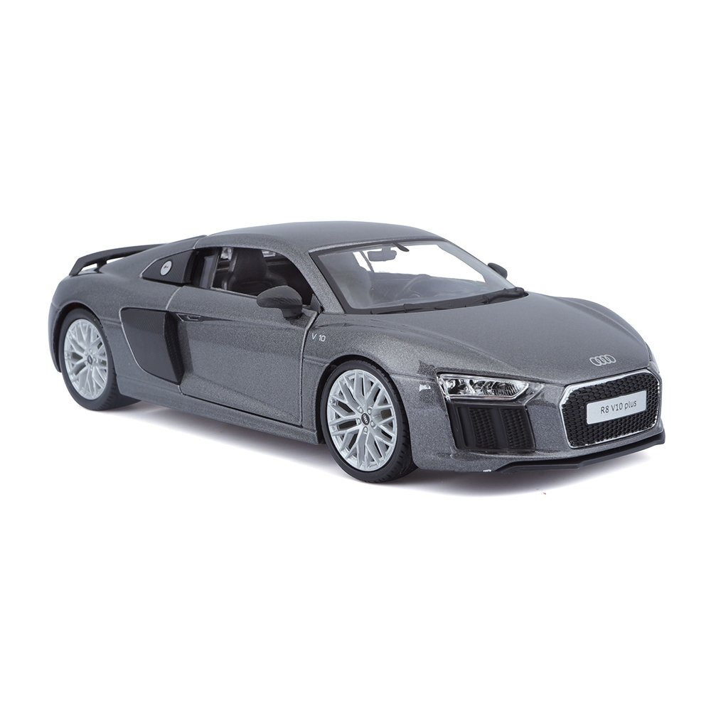 Carrinho Maisto 1:24 SE Audi R8 V10 Plus Cinza
